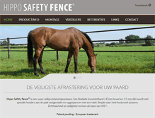 Tablet Screenshot of hipposafetyfence.com